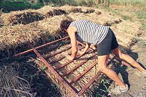 Primeira área trabalhada